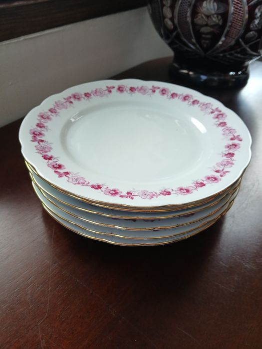 Talerze śniadaniowe 19 cm Weisswasser 6 sztuk komplet