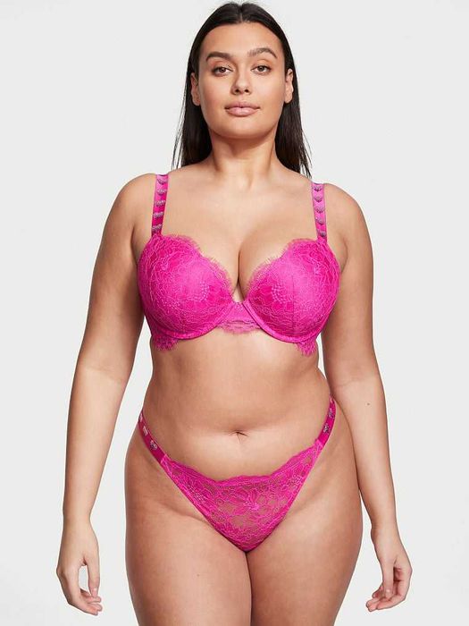 Жіночі трусики бразиліани зі стразами victoria's secret оригінал р. М