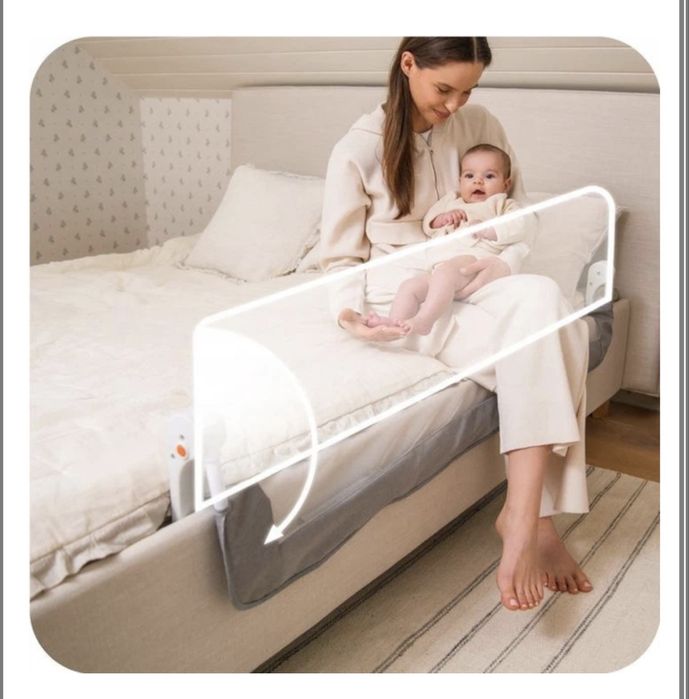 Захисний барʼєр для ліжка  Momi Lexi plus XL