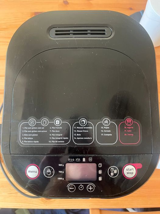 Máquina de Pão Moulinex Pain & Délices – 1kg | 20 Programas