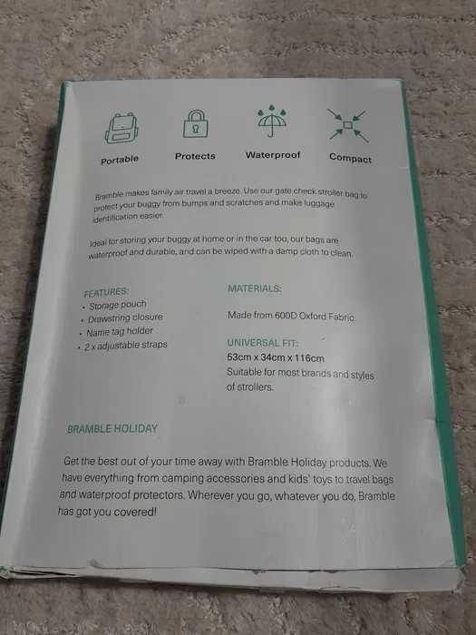 Torba na wózek dziecięcy transportowa XL Totalna Wyprzedaż !!