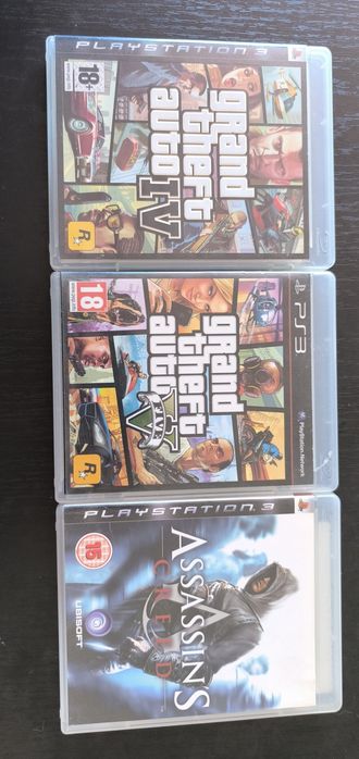 Grand theft auto 4/Grand theft auto 5/Assassin's Creed PlayStation 3
