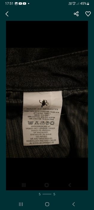 Nowe chinosy Made by Monkeys, rozmiar S, slim fit