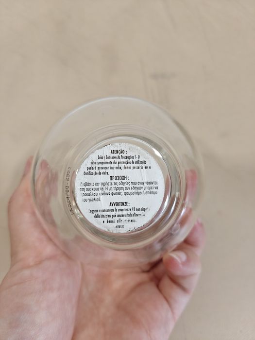 Porta-velas em vidro transparente - toque decorativo