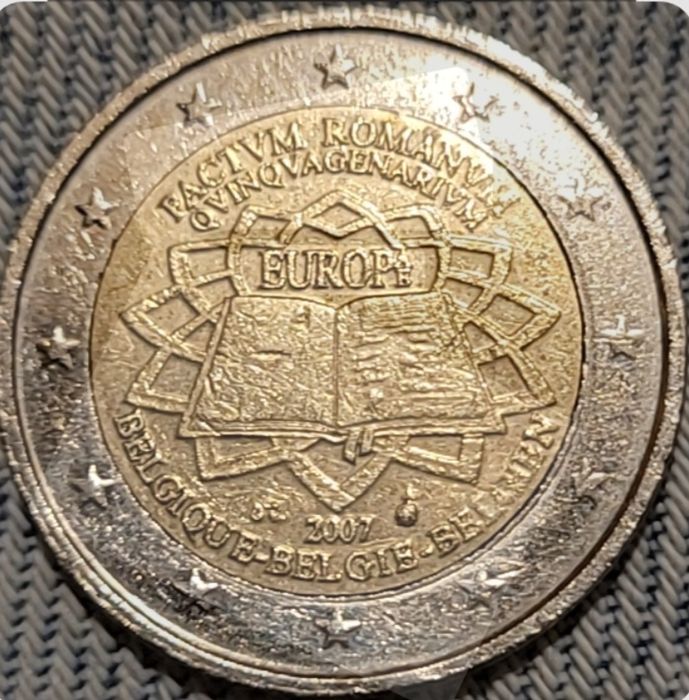 Moeda 2€, Bélgica 2007