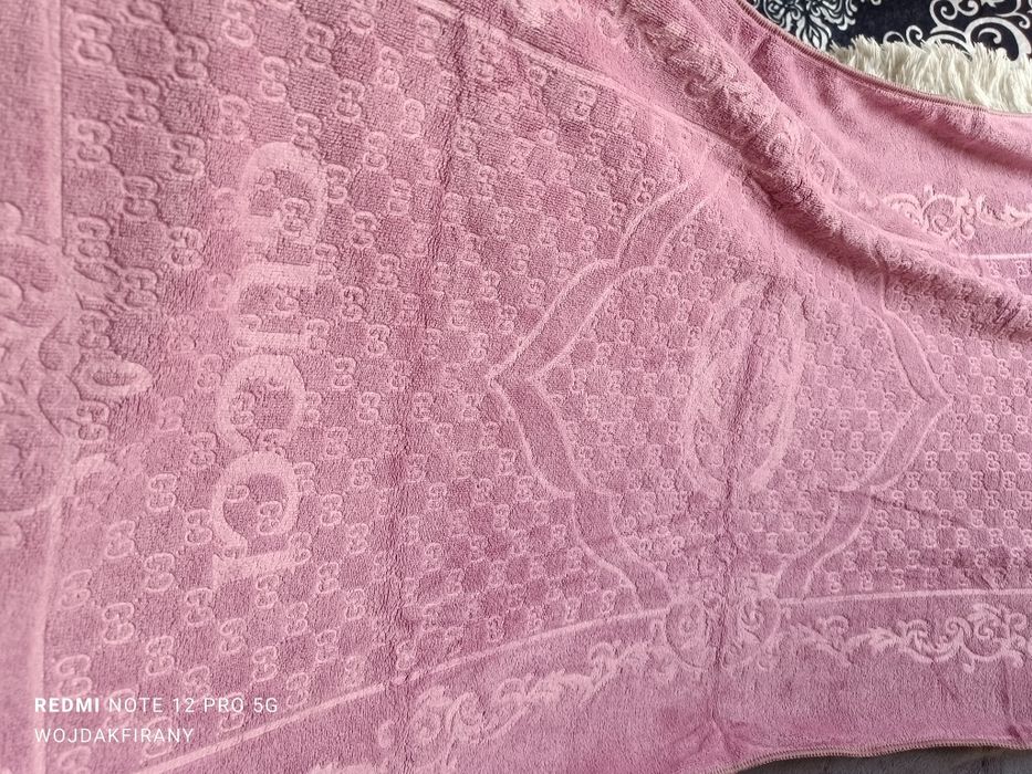 Nowe Ręczniki brąz mikrofibra komplet duży Gucci Chanel