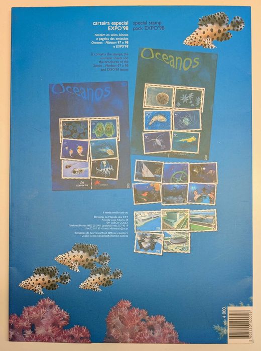 Selos Carteira Especial Expo'98