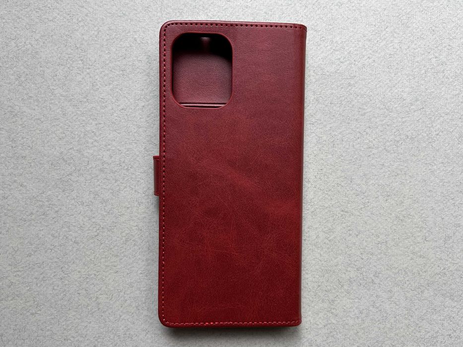 Redmi 12 чохол книжка Wave Fold Case Red червоний еко шкіра чехол
