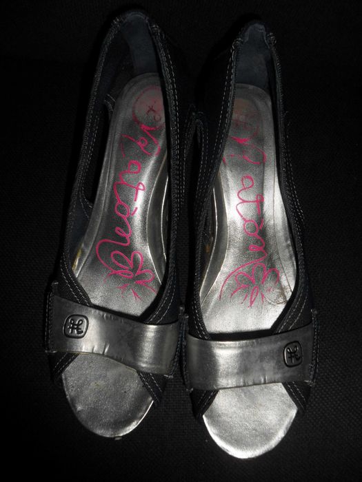 sapatos de cunha tamanho 39 40