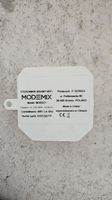 Sterownik bramy garażowej Modemix WiFi MOD027