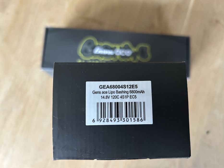 2 x akumulator GENS ACE  LiPo 6800 mAh, 14,8V 120C EC5