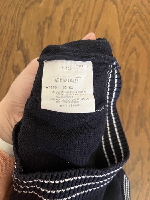 Kamizelka Sweter Pulower dla dzieci Armani