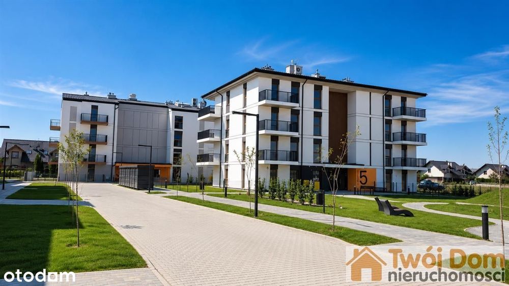 Kąty Wrocł.|nowe mieszkanie z balkonem|3 p. 54,2m2