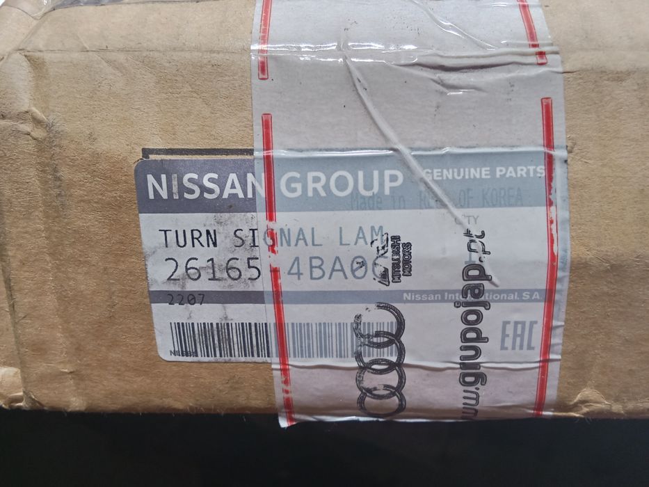 Pisca espelho retrovisor Nissan Quashqai j11 X traill esquerdo