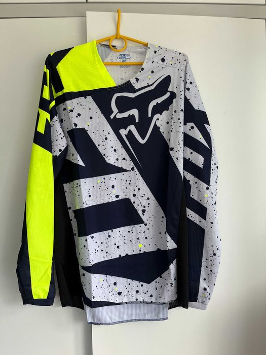 Strój FOX MX 180 Nirv (Grey Fluo Black)(cross,quad,enduto,mtb)
