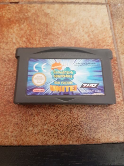 Gra Spongebob squarepants And friends Unite na Gameboy advence GBA