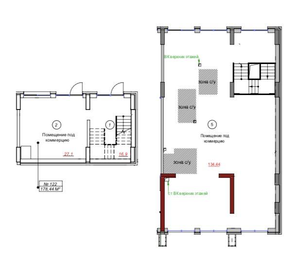 Фасадное помещение  Проходное место пр-кт Небесной Сотни Рассрочка! АШ