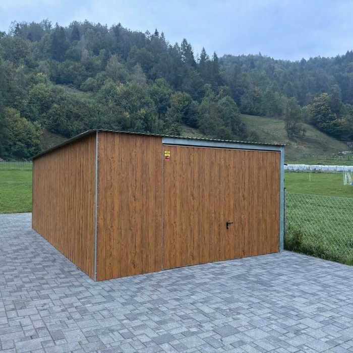 Garaż Blaszany 4x5 GRAFIT RAL 7016