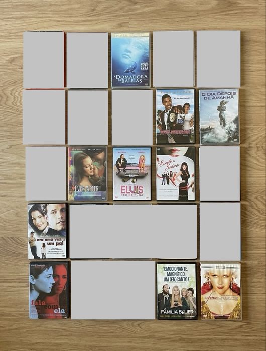 Vários filmes em DVD