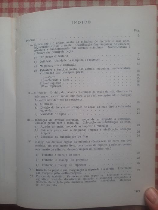 Dactilografia exercícios e lições práticas de Dactilografia