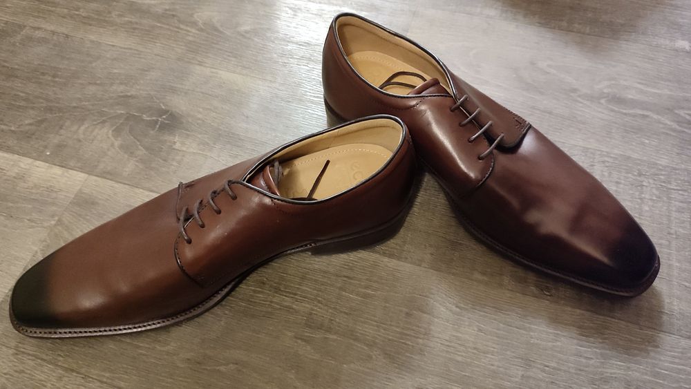 ECCO Мужские классические туфли 47 размер кожаные