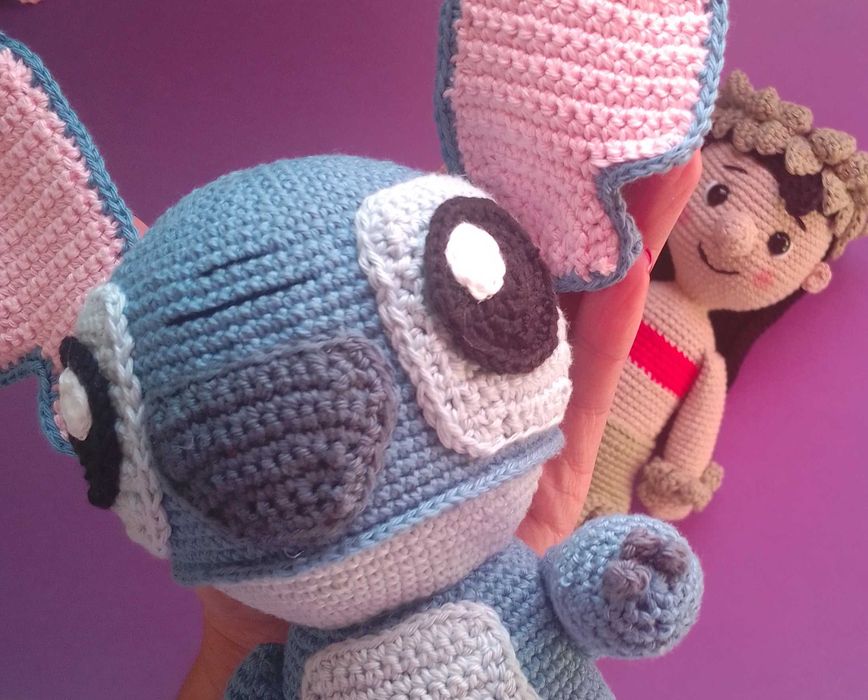 Amigurumi Stitch (feito a mão)
