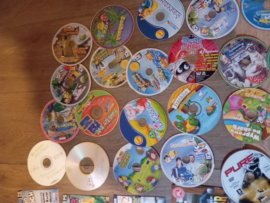 Płyty z grami dla dzieci