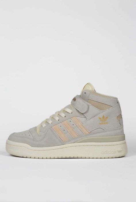 Жіночі кросівки високі Adidas Forum 84 high Gray