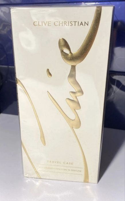 Clive Christian No1 Masculine Parfum 7.5ml + Travel Case in Gold