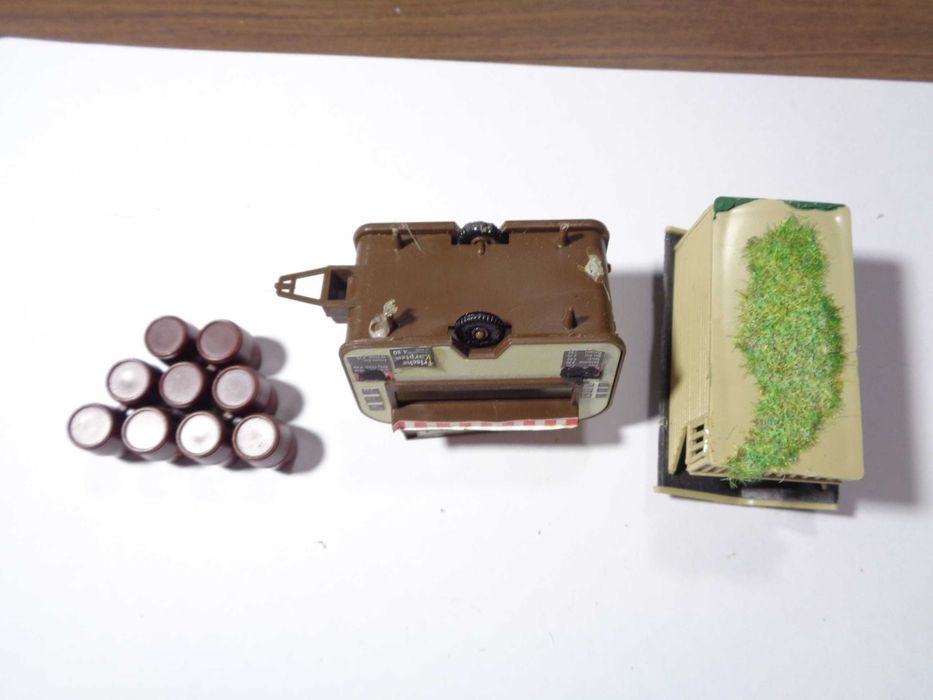 1:87 Preiser lote de 3 acessórios pista comboio