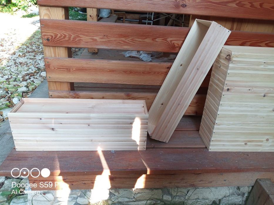 Skrzynki i drewniane modułowe