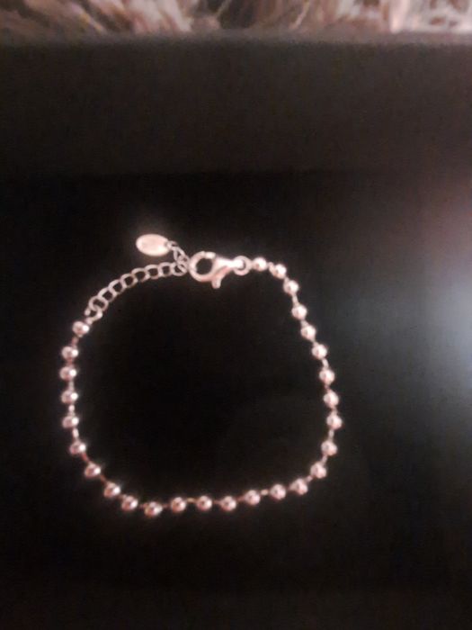 Pulseira em prata de bolhinhas