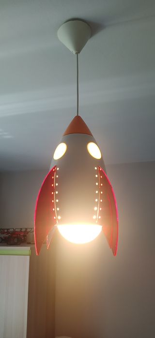 Lampa wisząca rakieta