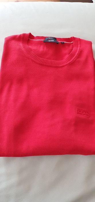 OKAZJA!!! Hugo Boss męski sweter roz L