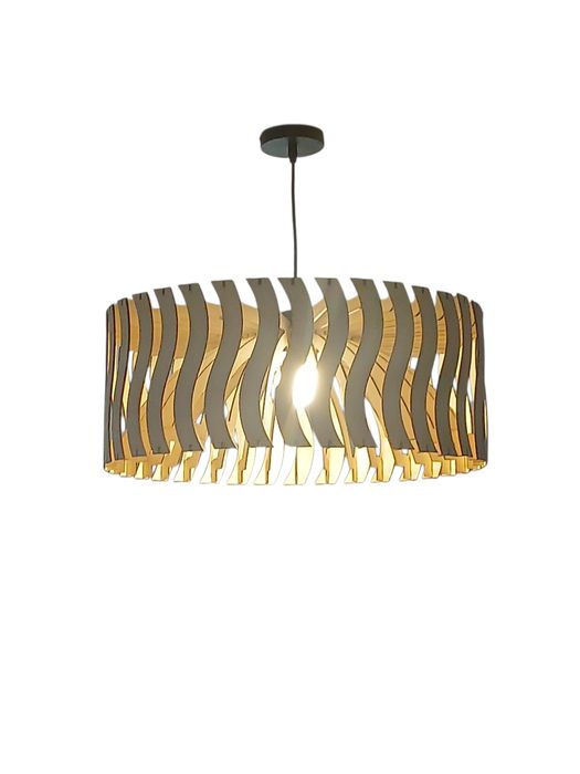 Lampa sufitowa wisząca  drewniana  żyrandol nowoczesna BOHO 59