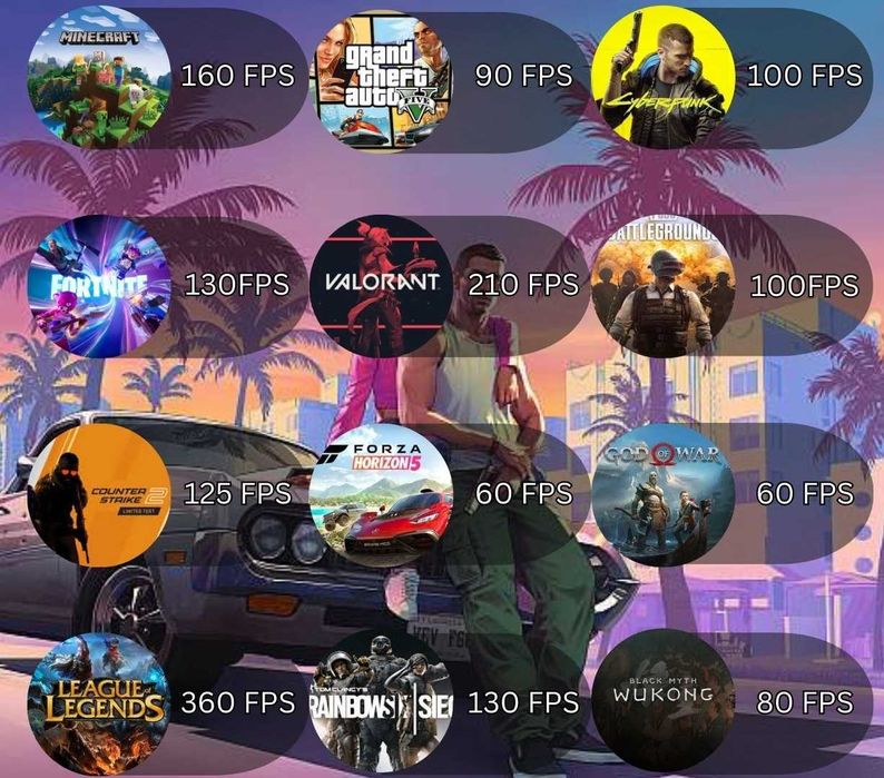 Komputer Gamingowy Intel E5 3,3GHZ GTX 16GB 512SSD WINDOWS LED