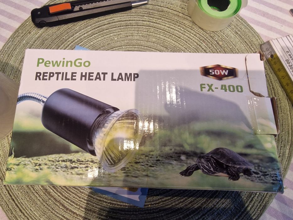 Lampa grzewcza uvb żółw