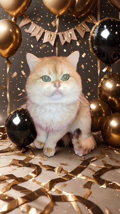 Шикарний чистокровний британець Арні чекає на родину