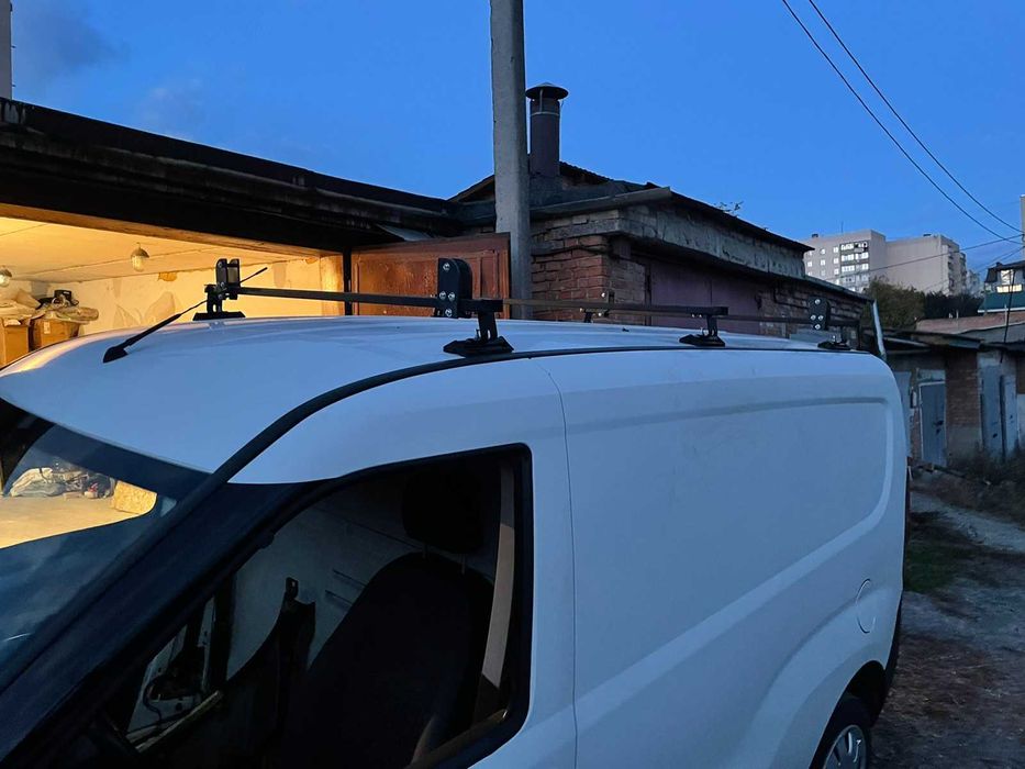 Стальной Багажник Q3 - GA60 на Fiat Doblo MAXI в штатные места