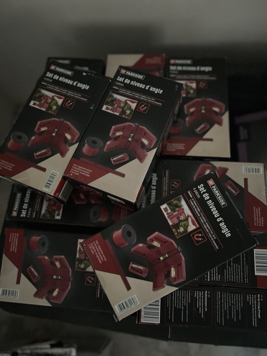 Комплект кутового рівня Parkside 4 предмети