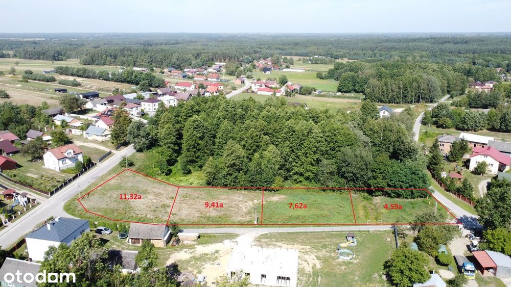Działki Budowlane W Hucisku – 4 Działki Z Warunkami Zabudowy