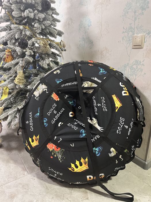 Тюбинг надувной тюба плюшка надувная санки надувные  таблетка ватрушка