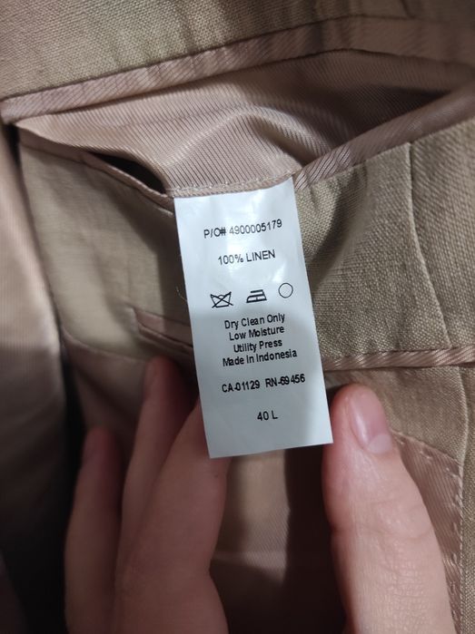 Пиджак Calvin Klein мужской бежевый