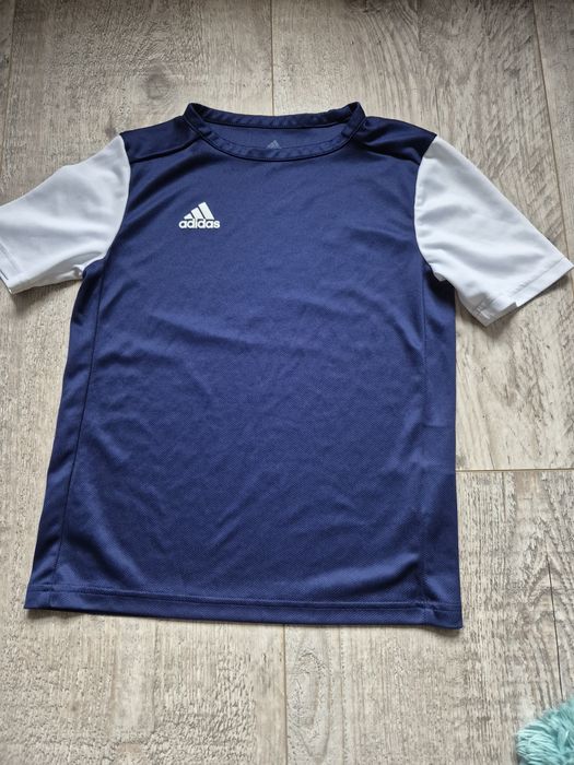 Bluzka Adidas 134 granatowa
