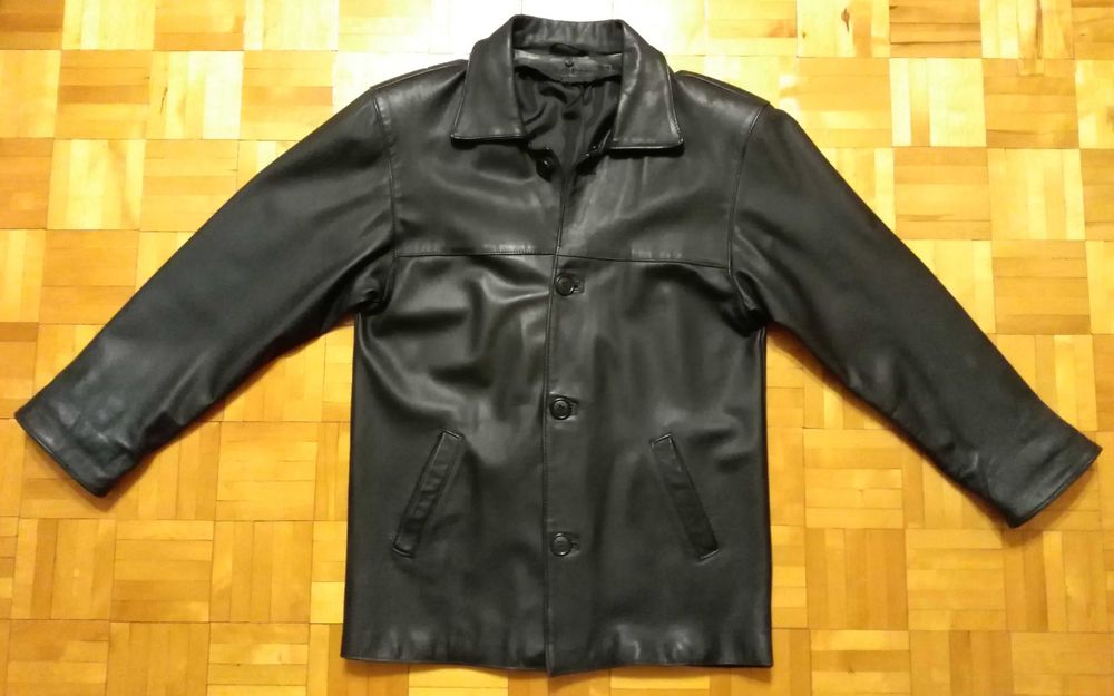 Skórzana kurtka męska jesienna / wiosenna rozm. M