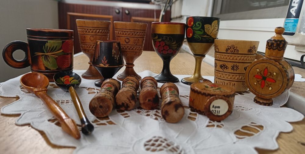 Деревянные сувениры времён СССР.