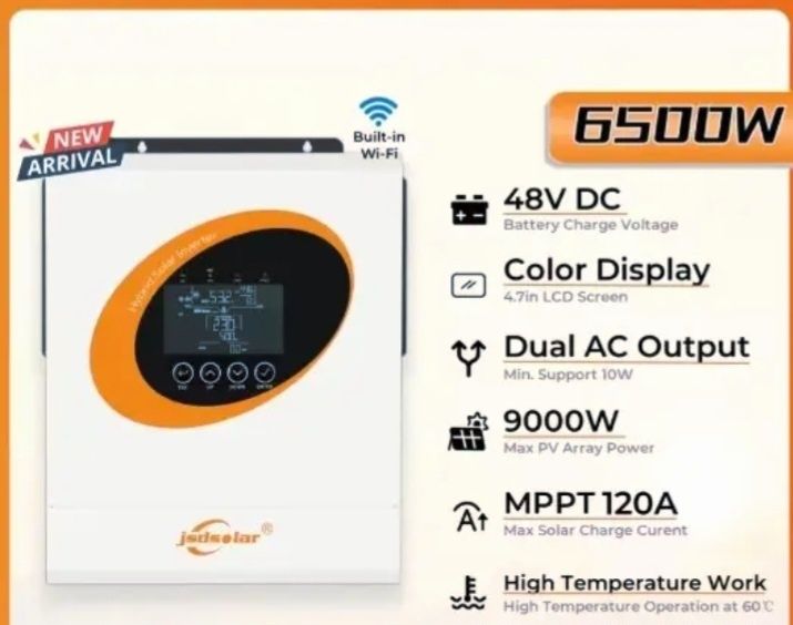 БАТАРЕЯ LFP Jsdsolar 6.5k =КОМПЛЕКТ джб инвертор гибридный catl eve byd tesla lifepo4 nmc аккумулятор для офиса дома бизнеса must growatt deye сборка