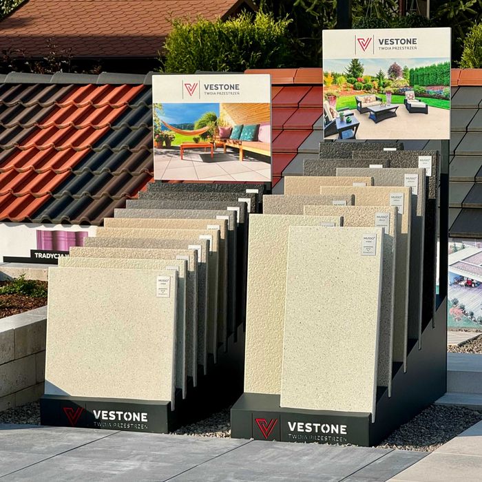 Płyta tarasowa lakierowana 80x40cm - VESTONE MUSSO OPAL