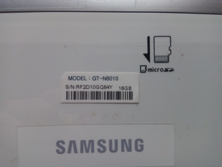 Tablet Samsung Galaxy Note 10.1 (GT-N8010) (Para Peças)64738114950914123