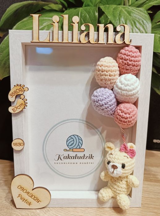 Ramka metryczka handmade